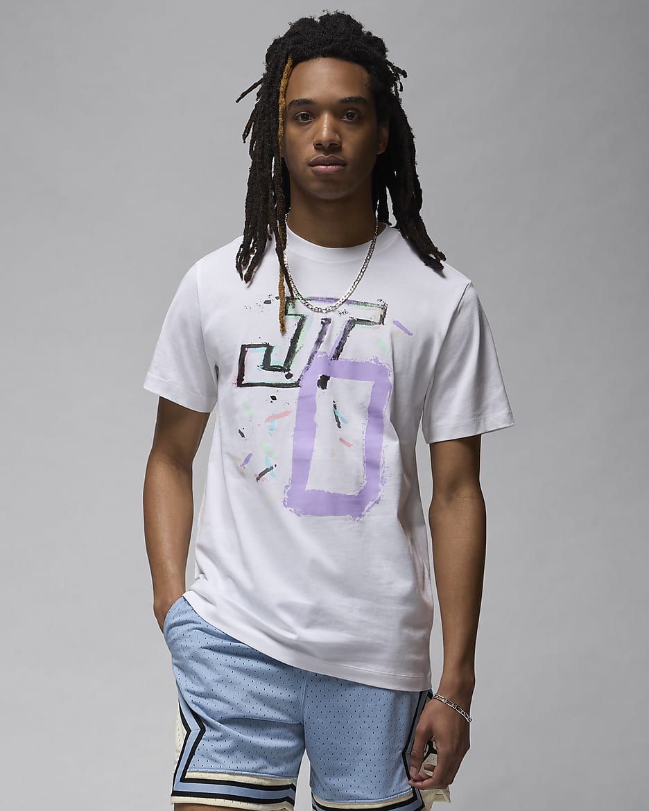 Tシャツ・カットソー Nike Tatum Men's T-Shirt HF7849-844 Áo Jordan Tatum Men's T-Shirt Orange HF7849-844